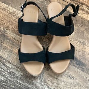 Ugg wedge sandals 7.5